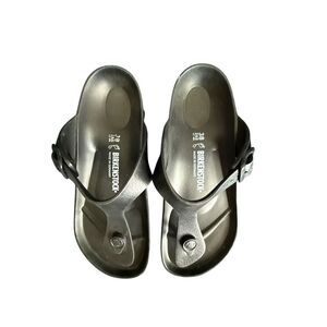 Birkenstock Womens Black Waterproof EVA Gizeh Sandals Size 38